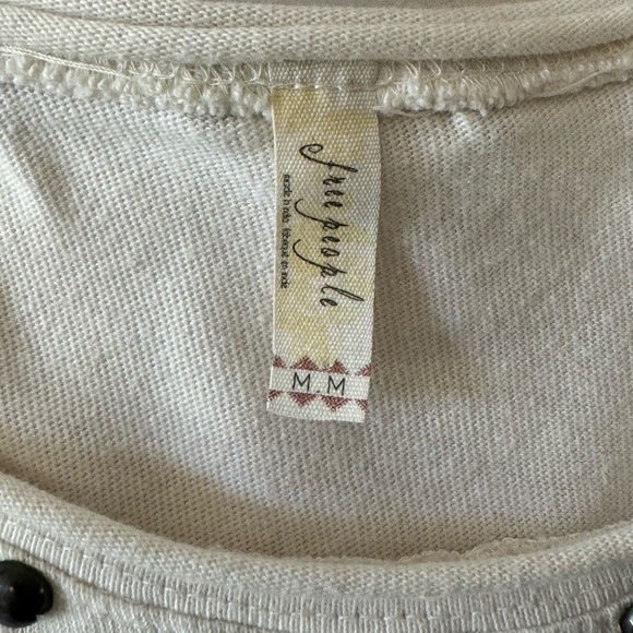 Free People Top With Stud Detail M - Picture 3 of 3